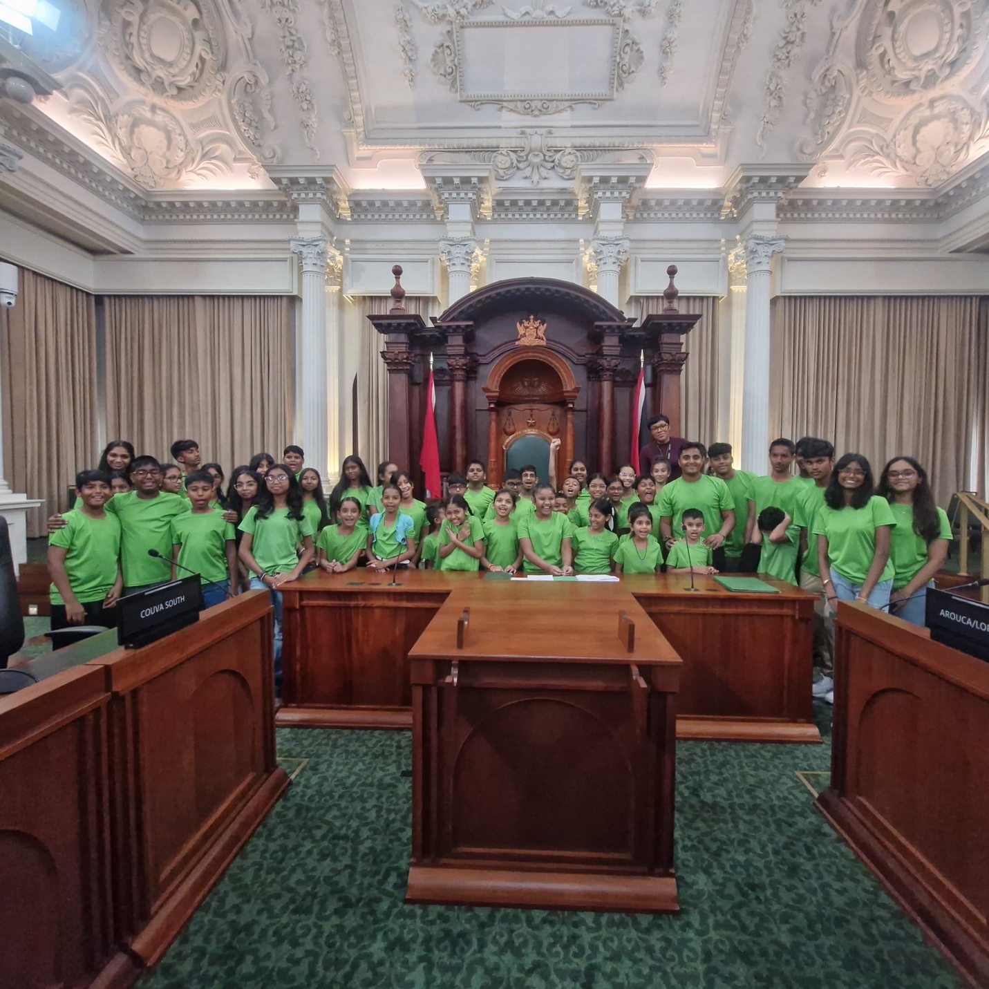 Foundation summer camp participants visiting the Red House